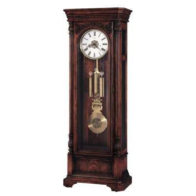224.8cm Solid + Manufactured Wood Grandfather Clock