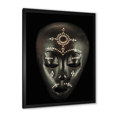 Ethnical Traditional African Mask - Photographie sur toile