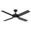 Ventilateur de plafond 52 po avec pales et lumière noire intégrée avec télécommande et 4 pales