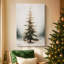 Pines of Silver Serenade - toile tendue avec châssis de qualité supérieure-427722418