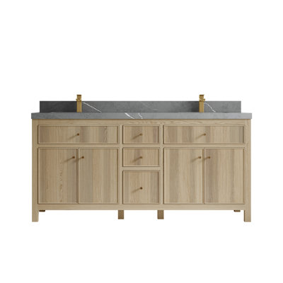 Ensemble de meuble-lavabo double 72 "