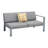 Raven Teak 4 - Person Modular Patio Conversation Set with Cushions-1404357466