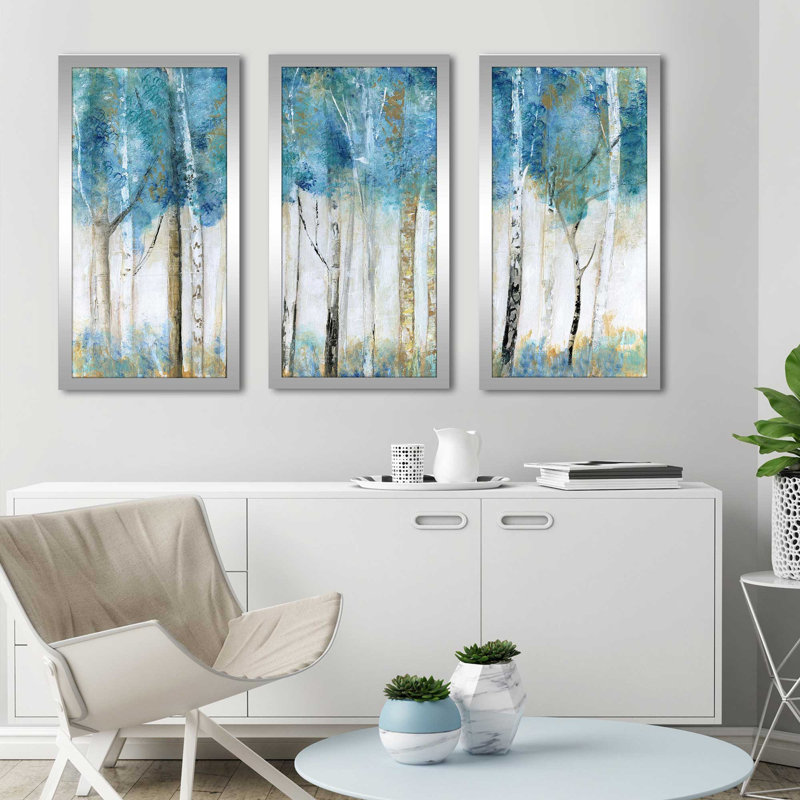 " Magical Wood " 3 - Pieces, 25.5" H x 40.5" W x 1" D
