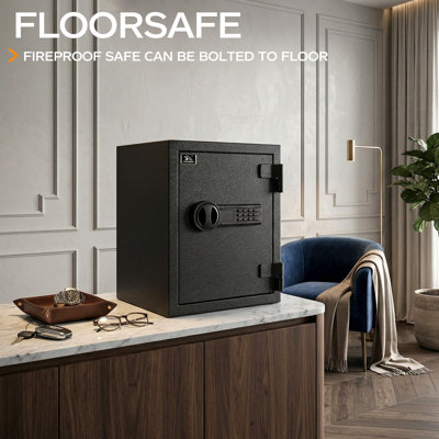 Tigerking Large Fireproof Safe Box, 3.0 Cu ft, Digital Lock and Adjustable Shelves for Home and Office