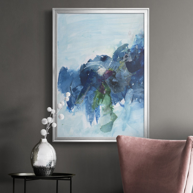 Skyward Bound I - reproduction d'art sur toile encadrée, Cadre argenté, H 30,5 po x l 22,5 po x P 1 po