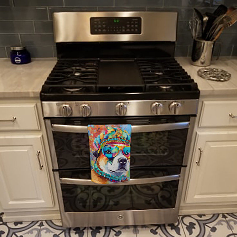 Serviette de cuisine Akita Hippie Dawg