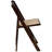 Prompton Wood Folding Chair with Vinyl Padded Seat-169460307