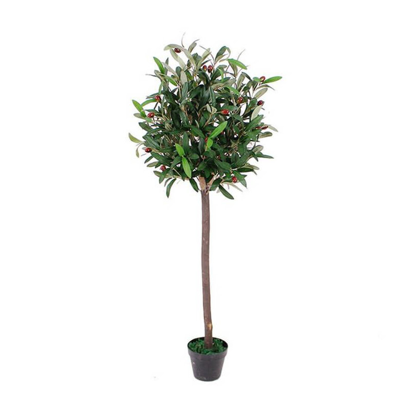 Faux Olive Tree Plant in Pot Liner, 120cm H x 45cm W x 45cm D