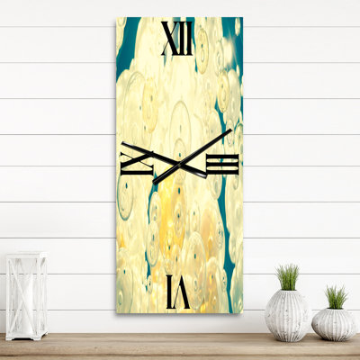 Lustre abstrait en forme de boules II - Horloge murale moderne