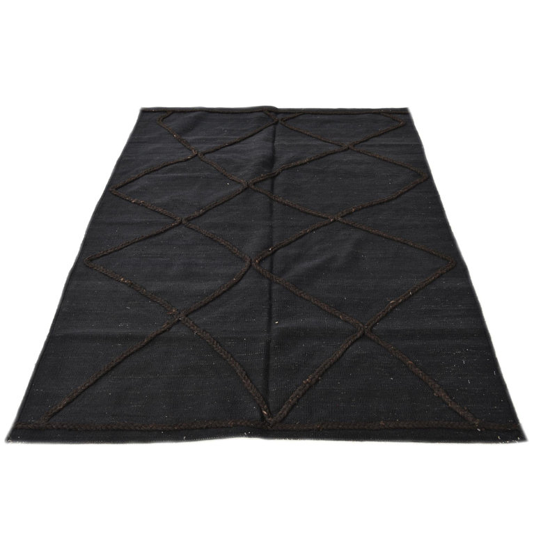 Tapis noir 4x6 Priester