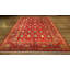 Tapis en laine et coton rouge noué à la main Original