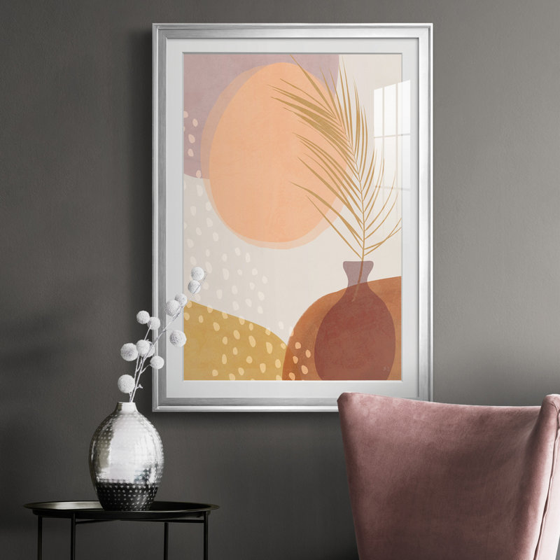Sedona Sunset, reproduction encadrée de qualité supérieure - prête à être accrochée, H 30,5 po x l 42,5 po x P 1,5 po, Argent