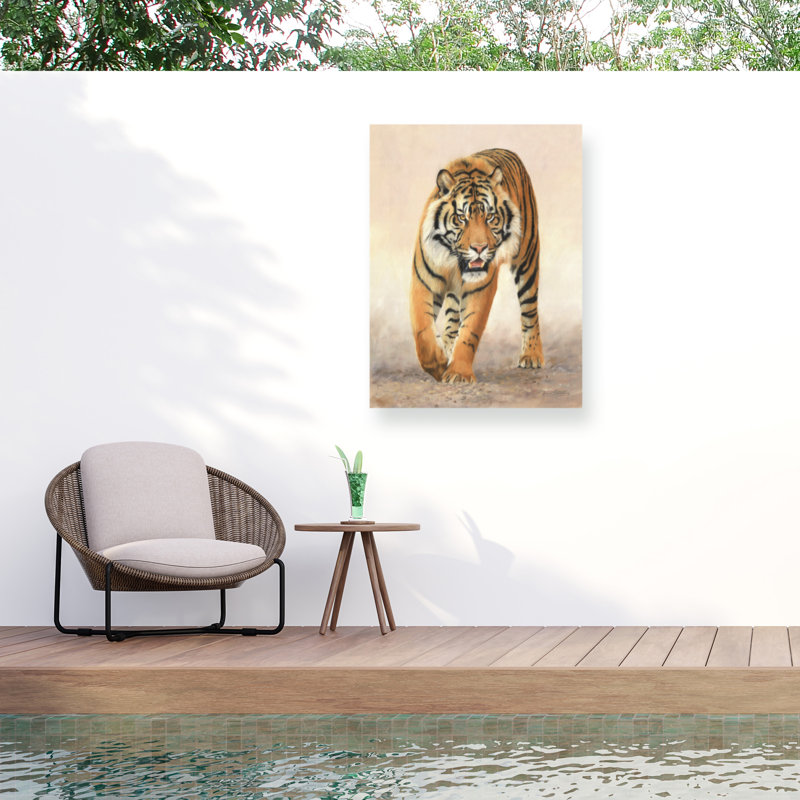 Toile d'extérieur David Stribble Tiger16, H 14 po x l 19 po