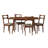Weller 4 - Person Four Leg Dining Set-1206613529