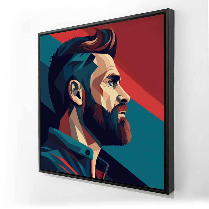 Courageous - 36"x36" Framed canvas