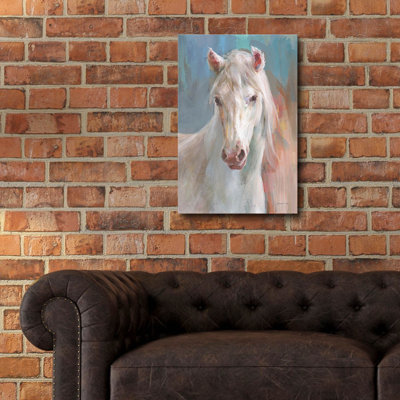 Art mural en verre épique «Maisy» par Danhui Nai, 16 po x 24 po