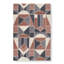 Sweater Weather Wool Geometric Area Rug in Blue/Brown/Ivory-75498524