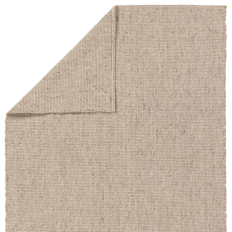 Hakkback Maddock Handwoven Solid Natural Area Rug, Runner 2'6" x 8'