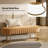 Ferdinand 46" W Channel-Tufted Upholstered Bench-600450000