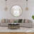 Black Round End Table