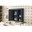Armoire de salle de bain murale moderne, armoire de salle de bain avec miroir, armoire à pharmacie avec barre à serviettes-1473504393