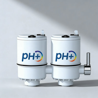 Remplacement du filtre à eau alcalin pour les systèmes de robinet en polyuréthane, paquet de 2, capacité de 600 gallons, compatible avec les modèles PUR Plus, RF-9999 et plusieurs modèles