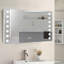 Carolus Glass Flat Wall Mirror