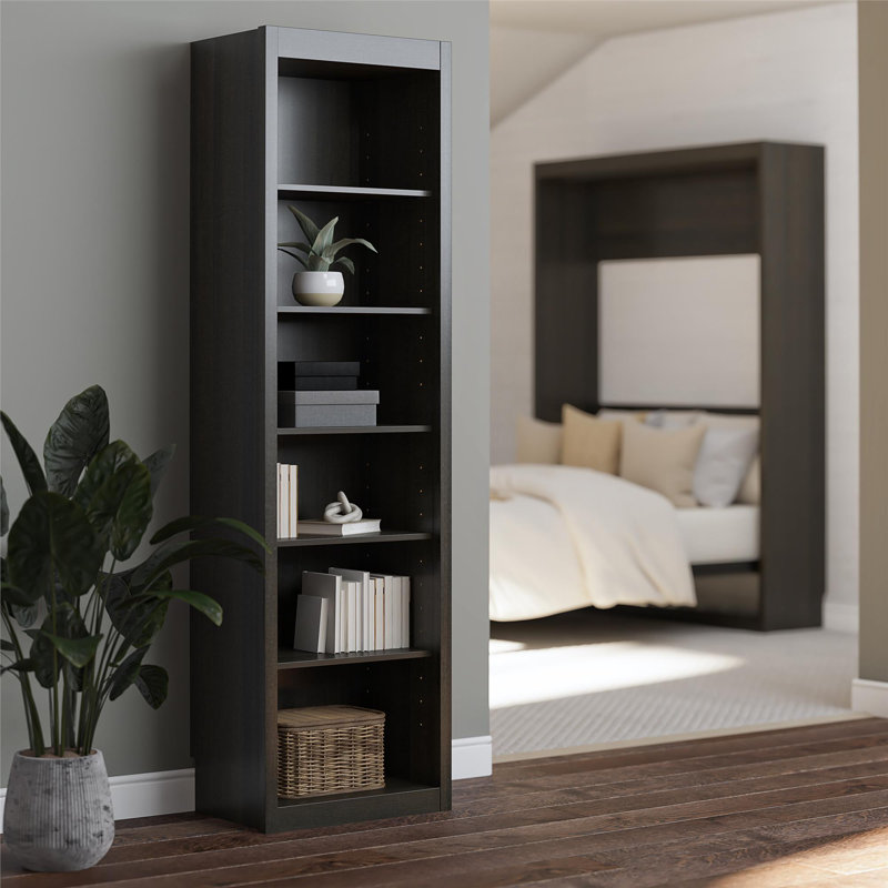 Wexford 6-Shelf Open Storage Tower Bookcase, Espresso