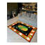 Tapis décoratif multicolore à motif floral-1362962352