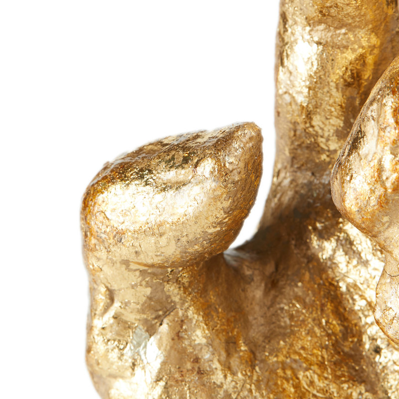 Hands Figurine (Pair), Gold Leaf