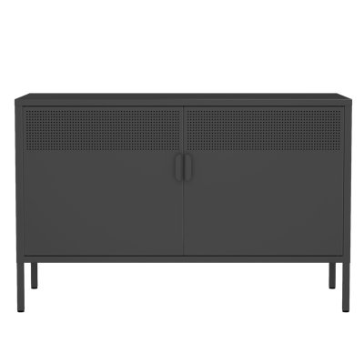 Crédence de rangement l 39,37 po avec foyer Kaloni