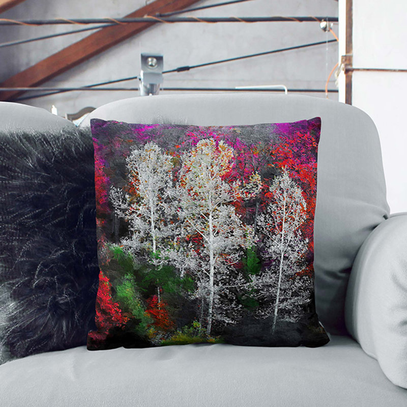 Square Throw Cushion, Black, 55 x 55 cm