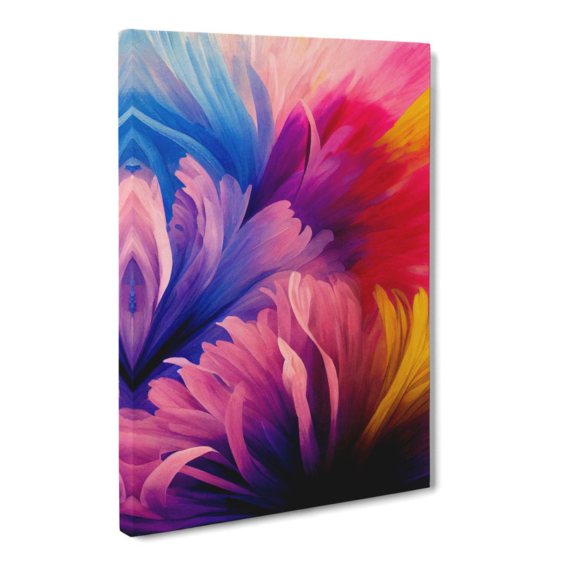 Chrysanthemum Flowered - Wrapped Canvas, 50cm H x 35cm W x 3cm D
