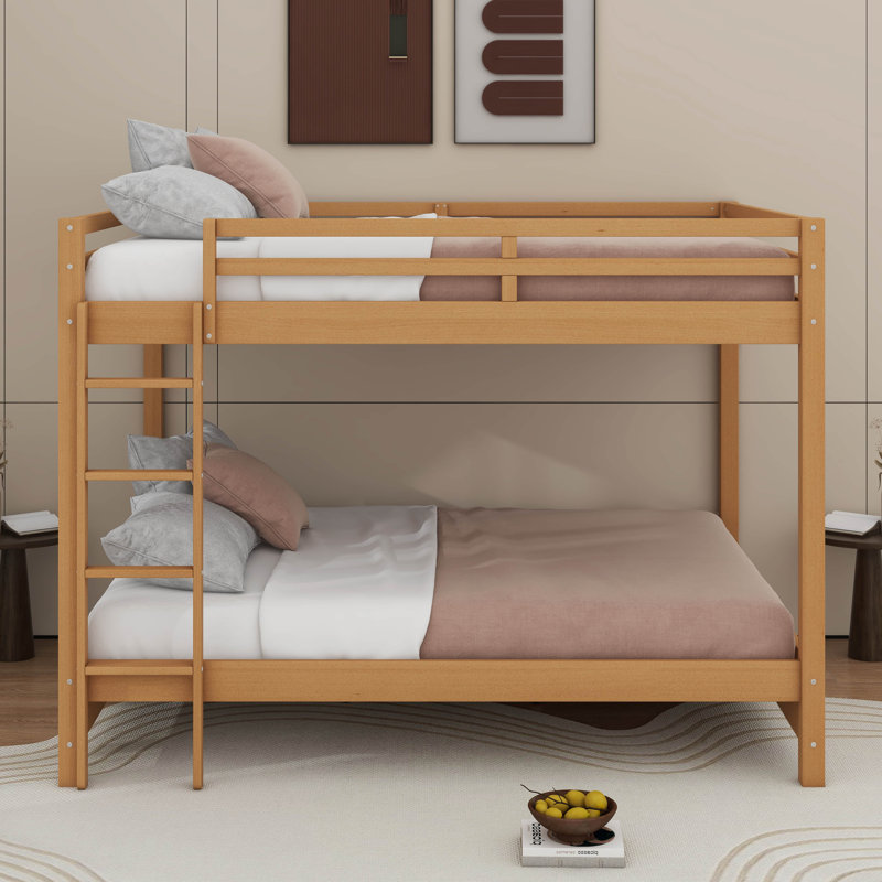 Grand lit superposé avec échelle et lit gigogne, Couleur du bois