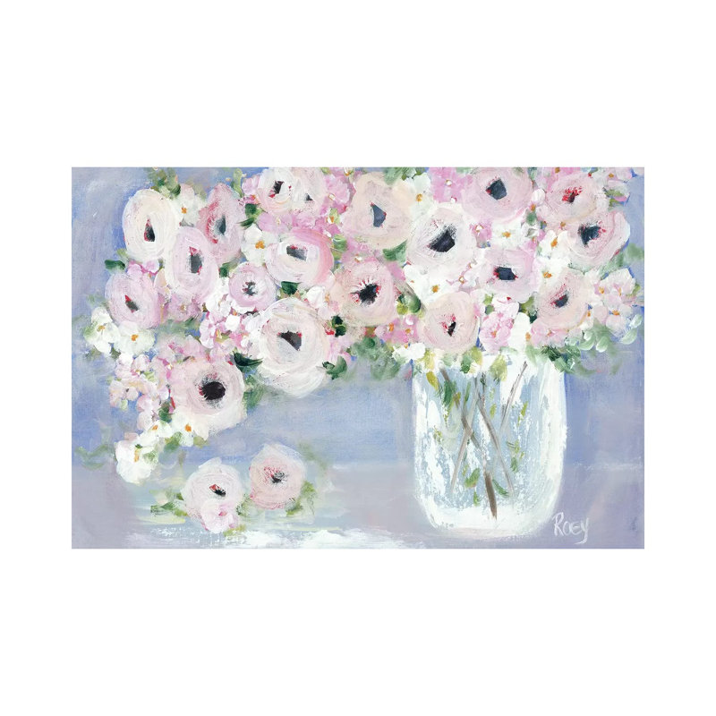 Beauty Overflows I by Roey Ebert - Wrapped Canvas Painting, 20.32 cm H x 30.48 cm W