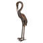 Large Heron Head Low Cast Garden Statue