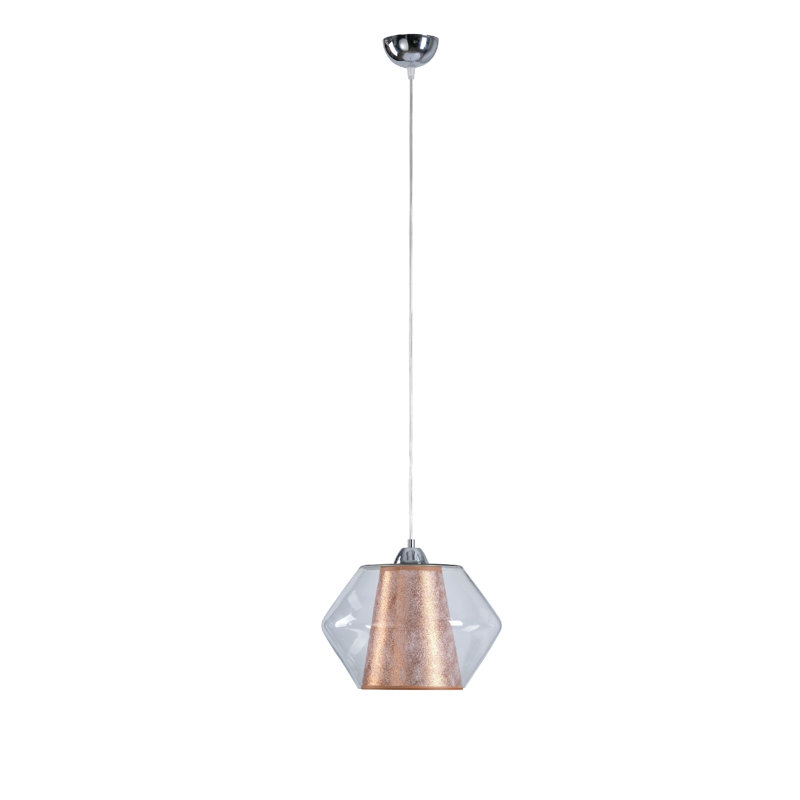 Denning 1 - Light Geometric Pendant, Copper