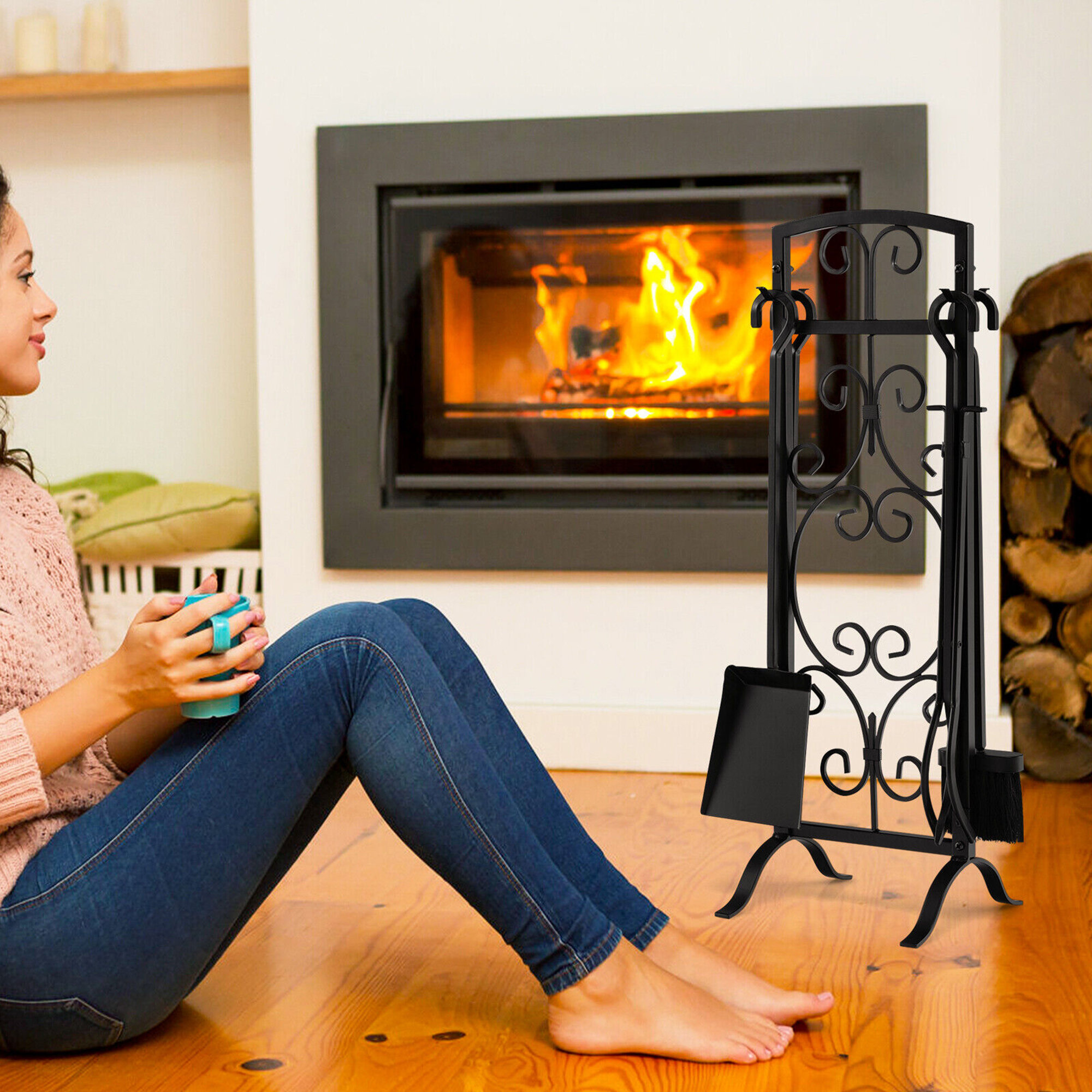Fleur De Lis Living Stennis Fireplace Accessory | Wayfair
