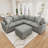 84.7" Sectional Sofa