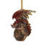 7.62cm Handmade Resin Dragon Hanging Figurine Ornament