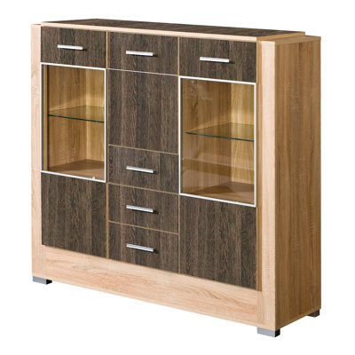 Bikram Solid Wood 137cm W 3 - Drawer Chest of Drawers