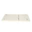 / Coussin de repos lombaire de chaise longue - l 27,75 po x P 77,51 po H 4,09 po, crème, extérieur rembourré de mousse