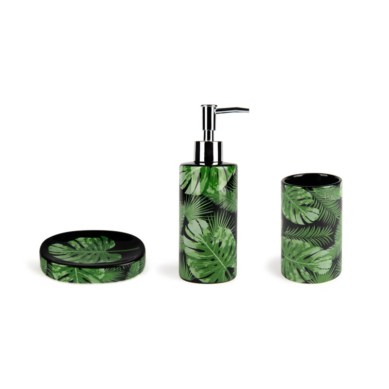 Ceramic Bathroom Accessory Set