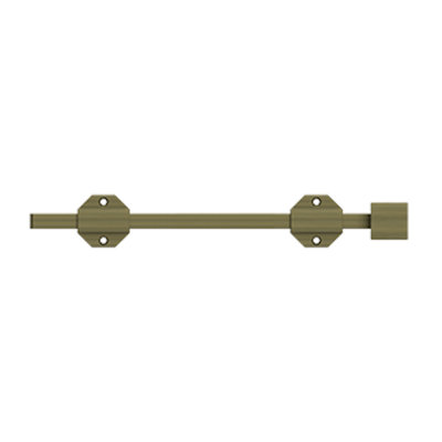 Deltana 12SBM26 12" Modern Surface Bolt, HD, Solid Brass in Polished Chrome