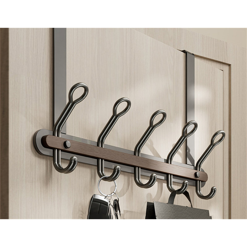 Crochet pour porte Iron Art, H 12,79 po x l 16,53 po x P 1,81 po, Gris
