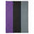Mauve / noir / gris ardoise