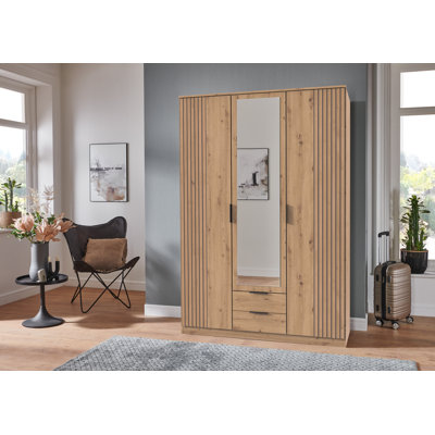 Nameer 3 Door Manufactured Wood Wardrobe