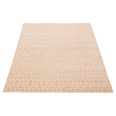 Tapis ivoire unique de 5 pi 4 po x 7 pi 9 po Kashkuli Gabbeh One Of A Kind