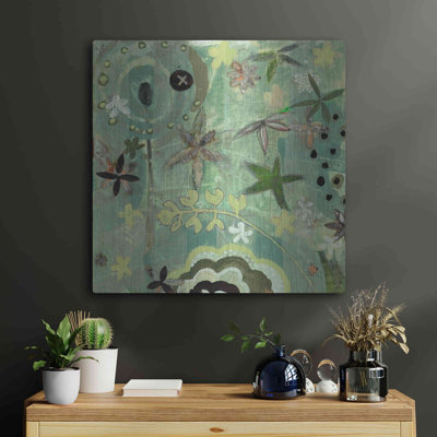 Highland Dunes 'Floral Fantasies 1' by Aleah Koury, Metal Wall Art
