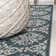 Amora Traditional Mediterranean Tile Design Turquoise/Cream Indoor/Outdoor Rug